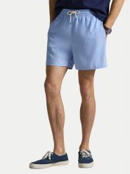 Polo Ralph Lauren Szorty kąpielowe 710957782503 Błękitny Classic Fit. Niebieskie kąpielówki męskie Polo Ralph Lauren, m, bez wzorów, z syntetyku. Za 399.99 zł.