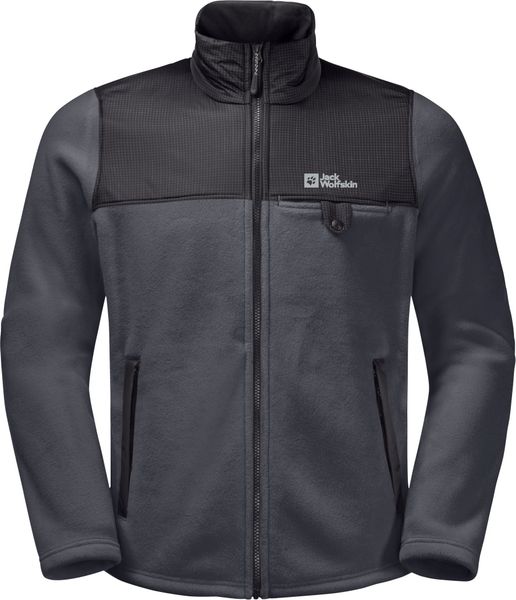 Jack Wolfskin Polar męski DNA Grizzly Fz M ebony r. S (1709982_6230). Bluzy z polaru męskie Jack Wolfskin, m, bez wzorów, z polaru, bez ramiączek, bez kaptura. Za 336.20 zł.