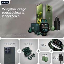 Smartfon Motorola Edge 70 12/512GB Gadget Gray. Szare smartfony Motorola. Za 3,752.83 zł.