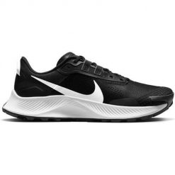 Buty do biegania męskie Nike Pegasus Trail 3. Czarne buty do biegania męskie Nike, bez wzorów, z gumy, bez zapięcia, do biegania. Za 476.00 zł.