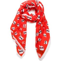 Chusta KARL LAGERFELD - 86KW3304 Ruby. Czerwone szaliki męskie KARL LAGERFELD, z kaszmiru. Za 429.00 zł.