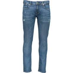 Dżinsy "Hatch" - Slim fit - w kolorze niebieskim. Niebieskie jeansy męskie Denim Special, z aplikacjami, klasyczne. W wyprzedaży za 215.95 zł.