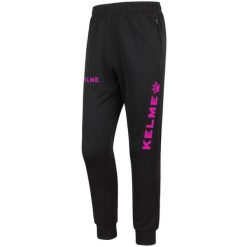 Kelme Pantalón Largo Global Negro Unisex. Czarne spodnie dresowe męskie Kelme, bez wzorów, z dresówki. W wyprzedaży za 134.10 zł.