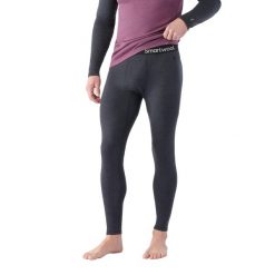 Spodnie termoaktywne męskie Smartwool Merino 250 Baselayer Bottom Boxed. Czarne bielizna termoaktywna męska Smartwool, m, bez wzorów, z wełny, bez ramiączek, trekkingowe. Za 436.17 zł.