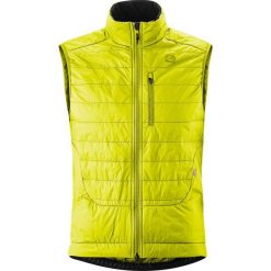 Kurtka puchowa bez rękawów Gonso Primaloft. Szare kurtki męskie Gonso, bez wzorów, z puchu, sportowe, bez ramiączek, bez kaptura. Za 542.50 zł.