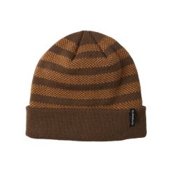 Czapka z mankietem dla Mężczyzn CALM SEAS Brązowy. Brązowe czapki męskie Quiksilver, bez wzorów, z materiału, sportowe. Za 129.00 zł.