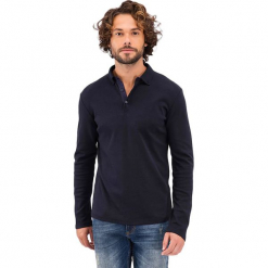 Koszulka polo w kolorze granatowym. Niebieskie koszulki polo męskie AVVA, Dewberry, polo. Za 259.95 zł.