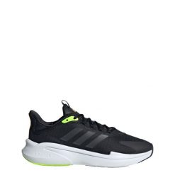 AlphaEdge + Shoes. Czarne buty do biegania męskie ADIDAS, bez wzorów, z materiału, bez zapięcia, do biegania. Za 301.00 zł.