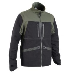 Kurtka outdoor wytrzymała i oddychająca Solognac 900 las. Brązowe kurtki outdoor męskie SOLOGNAC, m, bez wzorów, z elastanu, bez kaptura, outdoorowe. W wyprzedaży za 249.99 zł.