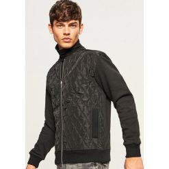 Bluza bomber z pikowanym przodem - Czarny. Bluzy nierozpinane męskie marki Reserved. W wyprzedaży za 99.99 zł.