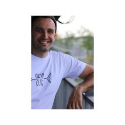 T-shirt męski biały klasyczny DZIKOŚĆ. T-shirty męskie marki Trikoo concept. Za 60.00 zł.