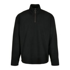 Bluza Urban Classics heavy troyer. Czarne bluzy nierozpinane męskie Urban Classics, m, bez wzorów, bez ramiączek, bez kaptura. Za 168.00 zł.