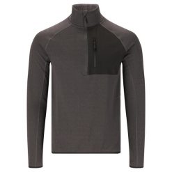 Bluza rozpinana Whistler Helge. Szare bluzy rozpinane męskie Whistler, bez wzorów, sportowe, bez ramiączek, bez kaptura. W wyprzedaży za 210.00 zł.