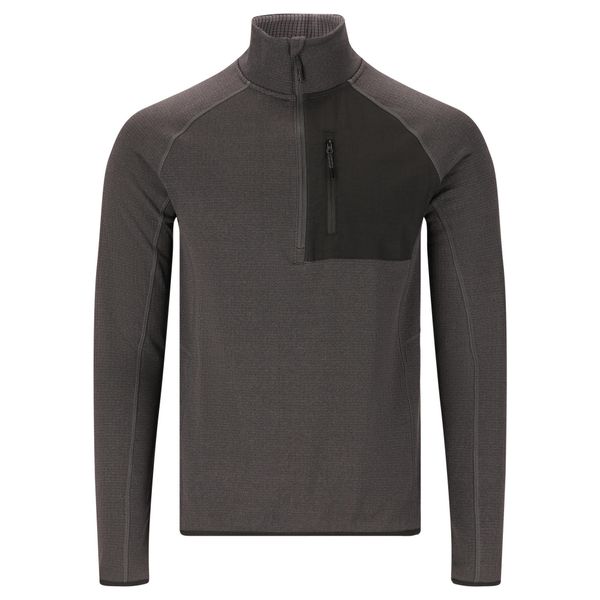 Bluza rozpinana Whistler Helge. Szare bluzy rozpinane męskie Whistler, xl, bez wzorów, sportowe, bez ramiączek, bez kaptura. W wyprzedaży za 134.99 zł.