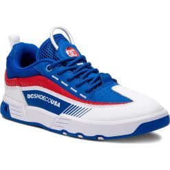Sneakersy DC - Legacy 98 Slim ADYS100445 Blue/Red/White (XBRW). Białe buty sportowe na co dzień męskie DC, z materiału, klasyczne. W wyprzedaży za 279.00 zł.