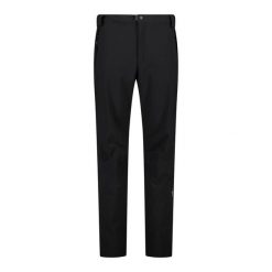 Spodnie Narciarskie Softshell Rozmiar 48 Czarny - 3A14257-U901. Czarne spodnie narciarskie i snowboardowe męskie CMP, bez wzorów, z softshellu, narciarskie. Za 403.85 zł.