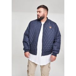 Parka Urban Classic diamond nylon GT. Niebieskie parki męskie Urban Classics, na zimę, m, bez wzorów, z nylonu, bez kaptura. Za 275.00 zł.