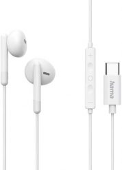 Słuchawki Hama SŁUCHAWKI DOUSZNE CLASSY USB-C NEW BIAŁE. Białe słuchawki douszne HAMA. Za 40.27 zł.
