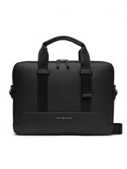 Tommy Hilfiger Torba na laptopa Th Modern Computer Bag AM0AM13637 Czarny. Czarne torby na laptopa męskie Tommy Hilfiger, bez wzorów, ze skóry. Za 579.99 zł.