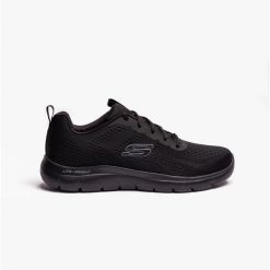 Buty męskie SKECHERS Summits Torre. Czarne buty trekkingowe męskie Skechers, bez wzorów, bez zapięcia, trekkingowe, skechers sport. Za 209.99 zł.
