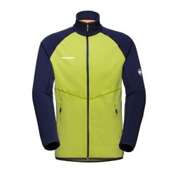 Bluza trekkingowa męska Mammut Aconcagua ML. Niebieskie bluzy nierozpinane męskie Mammut, m, bez wzorów, bez ramiączek, bez kaptura. Za 429.99 zł.