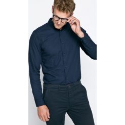 Produkt by Jack & Jones - Koszula. Czarne koszule męskie PRODUKT by Jack & Jones, z bawełny, button down, z długim rękawem. W wyprzedaży za 79.90 zł.