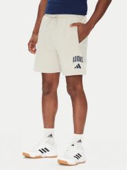 Adidas Szorty sportowe Collegiate JM1726 Beżowy Regular Fit. Brązowe szorty sportowe męskie ADIDAS, bez wzorów, z bawełny, sportowe. Za 129.99 zł.