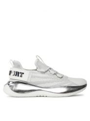 Plein Sport Sneakersy The Bubble Gen.X.02 Tiger FACS USC0432 STE003N Biały. Białe buty sportowe na co dzień męskie Plein Sport, m, bez wzorów, z materiału, sportowe, bez ramiączek, bez kaptura. Za 1,269.00 zł.