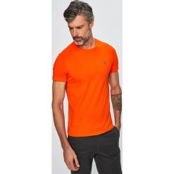 Polo Ralph Lauren - T-shirt. Brązowe koszulki polo męskie Polo Ralph Lauren, l, bez wzorów, z bawełny, bez kołnierzyka, bez ramiączek. W wyprzedaży za 199.90 zł.
