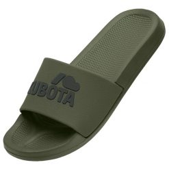 Kubota Klapki Basenowe Basic. Zielone klapki i japonki męskie Kubota, bez wzorów. Za 99.99 zł.