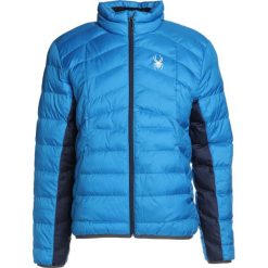 Spyder GEARED FULL ZIP Kurtka narciarska aqua. Niebieskie kurtki narciarskie i snowboardowe męskie Spyder, z materiału. W wyprzedaży za 493.35 zł.