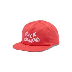 Czapka typu snapback Black Diamond. Czerwone czapki męskie Black Diamond, bez wzorów. Za 203.50 zł.