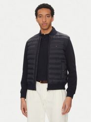 Tommy Hilfiger Kurtka bomber MW0MW38674 Granatowy Regular Fit. Niebieskie kurtki męskie Tommy Hilfiger, m, bez wzorów, z bawełny, bez ramiączek, bez kaptura. Za 629.99 zł.