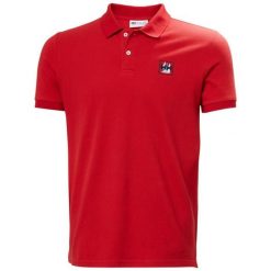 Polo Helly Hansen Toulon Graphic. Czerwone koszulki polo męskie Helly Hansen, m, bez wzorów, bez kołnierzyka, bez ramiączek. Za 333.50 zł.