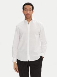 Tom Tailor Koszula 1045087 Biały Regular Fit. Białe koszule męskie Tom Tailor, l, bez wzorów, z bawełny, bez kołnierzyka, bez ramiączek. Za 109.99 zł.
