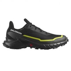 Buty do biegania męskie Salomon Alphacross 5 Gtx. Czarne buty do biegania męskie Salomon, bez wzorów, z gore-texu, bez zapięcia, do biegania, gore-tex. Za 509.00 zł.