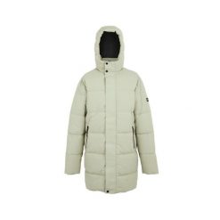 Długa kurtka z kapturem Regatta Hayleyn. Białe kurtki męskie Regatta, bez wzorów, z puchu, sportowe, bez ramiączek, z kapturem. W wyprzedaży za 414.00 zł.