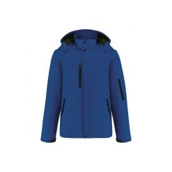 Kurtka softshell z kapturem, ocieplana Kariban. Niebieskie kurtki softshell męskie KARIBAN, na zimę, m, bez wzorów, z softshellu, z kapturem. Za 388.50 zł.