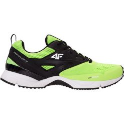 Buty do biegania męskie OBMS100 - zielony neon. Zielone buty do biegania męskie 4f, na lato, z gumy. Za 349.99 zł.