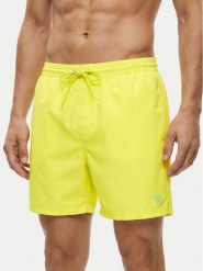 Guess Szorty kąpielowe F6GT24 WG282 Zielony Regular Fit. Zielone kąpielówki męskie Guess, m, z aplikacjami, z syntetyku. Za 219.99 zł.