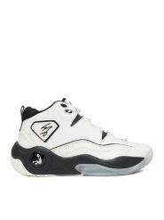 Shaq Sneakersy EOSS-H.O.F AQ95027M-WZ Biały. Białe buty sportowe na co dzień męskie Shaq, m, bez wzorów, ze skóry, bez ramiączek, bez kaptura. Za 379.99 zł.