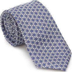 Krawat 87-7K-001-X3. Białe krawaty i muchy męskie Wittchen, bez wzorów, z bawełny, eleganckie. Za 99.90 zł.