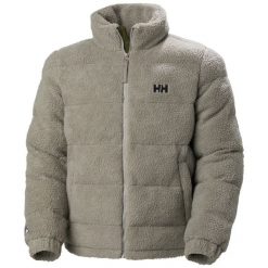 Kurtka narciarska Helly Hansen Yu Teddy Pile. Szare kurtki narciarskie i snowboardowe męskie Helly Hansen, na zimę, m, bez wzorów, bez kaptura, narciarskie. W wyprzedaży za 852.50 zł.