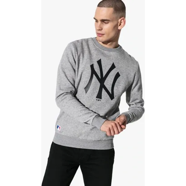 New Era Bluza Mlb Nyy Grey New York Yankees Lgh , szary, rozmiar S. Szare bluzy nierozpinane męskie New Era, m, bez wzorów, z bawełny, bez ramiączek, bez kaptura. Za 269.99 zł.