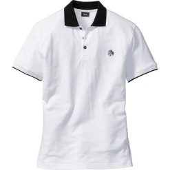 Shirt polo Regular Fit bonprix biało-czarny. Koszulki polo męskie marki bonprix. Za 37.99 zł.