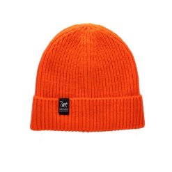 Czapka dzianinowa – z obszyciem /uniwersalny (Pomarańczowy). Żółte czapki męskie SURF MONKEY, na zimę, bez wzorów, z dzianiny, wakacyjne. Za 119.95 zł.