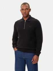Lacoste Sweter AH5187 Czarny Regular Fit. Czarne kardigany męskie Lacoste, m, bez wzorów, z bawełny, bez ramiączek. Za 659.99 zł.