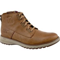 Caterpillar Tate WP P721794. Brązowe buty trekkingowe męskie CATerpillar, na zimę, z materiału. W wyprzedaży za 499.99 zł.