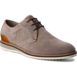 Półbuty BUGATTI - 311-45402-1400-1400 Taupe. Szare codzienne półbuty męskie Bugatti, z materiału. W wyprzedaży za 289.00 zł.