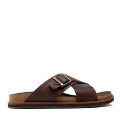 Klapki Timberland. Brązowe klapki i japonki męskie Timberland, bez wzorów. Za 299.99 zł.